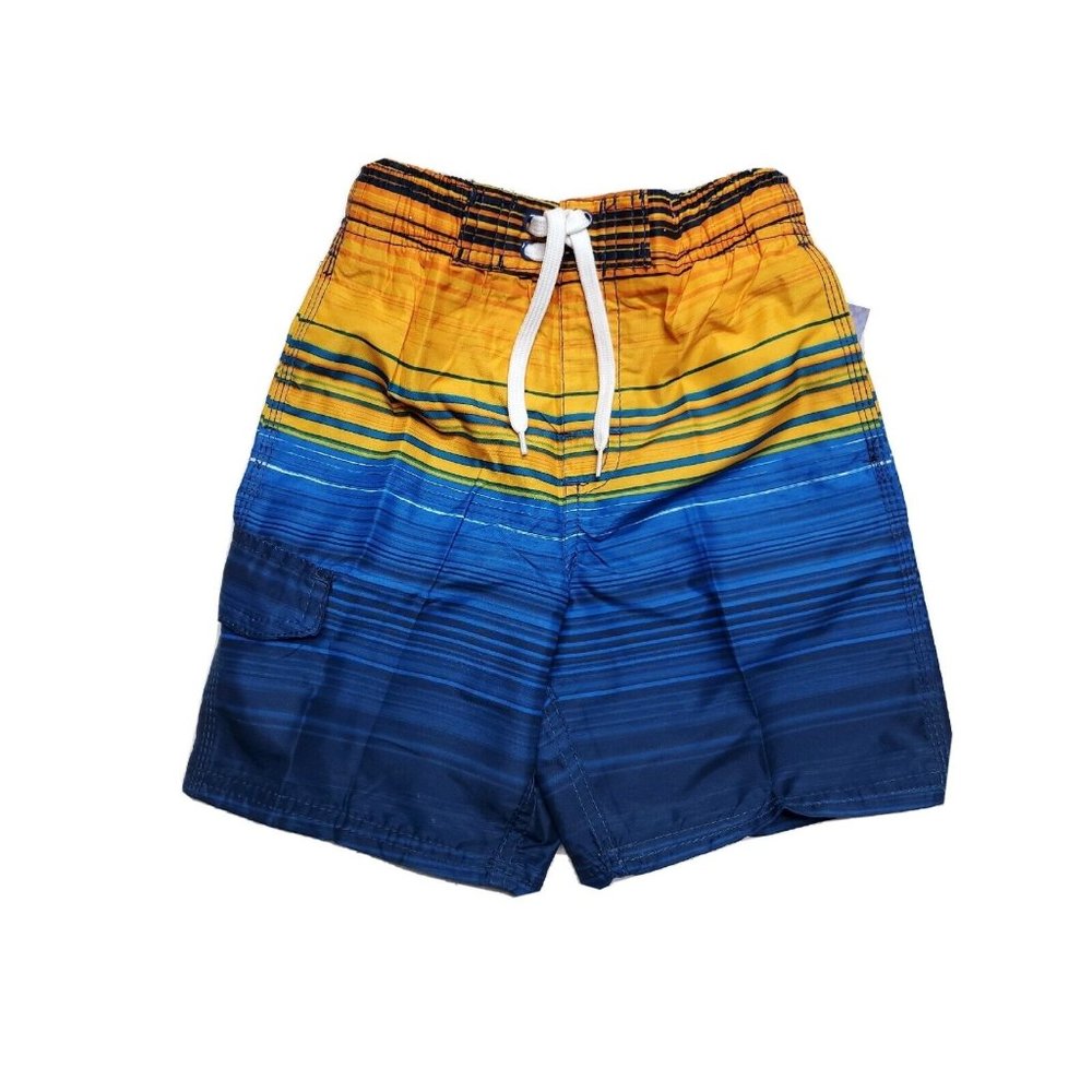 Kanu Surf Boys' Barracuda Quick Dry UPF 50+ Beach Swim Trunk Surfline M 5-6